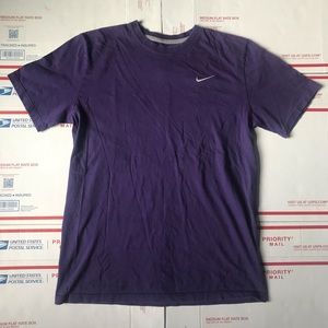 Purple Nike swoosh T-shirt